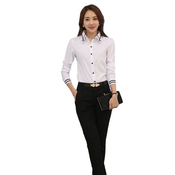2021 fashion white blue solid long sleeve turn-down collar formal elegant women shirt ladies school blouse plus size
2021 fashion white blue solid long sleeve turn-down collar formal elegant women shirt ladies school blouse plus size