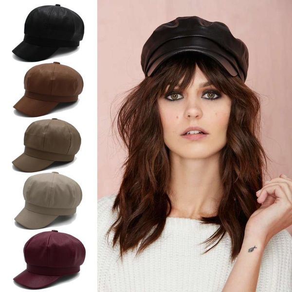 stingy brim hats men women solid pu leather baker boy fiddler sboy caps street style outdoor travel winter warm size us 7 1/4 uk l, Blue;gray
stingy brim hats men women solid pu leather baker boy fiddler sboy caps street style outdoor travel winter warm size us 7 1/4 uk l, Blue;gray