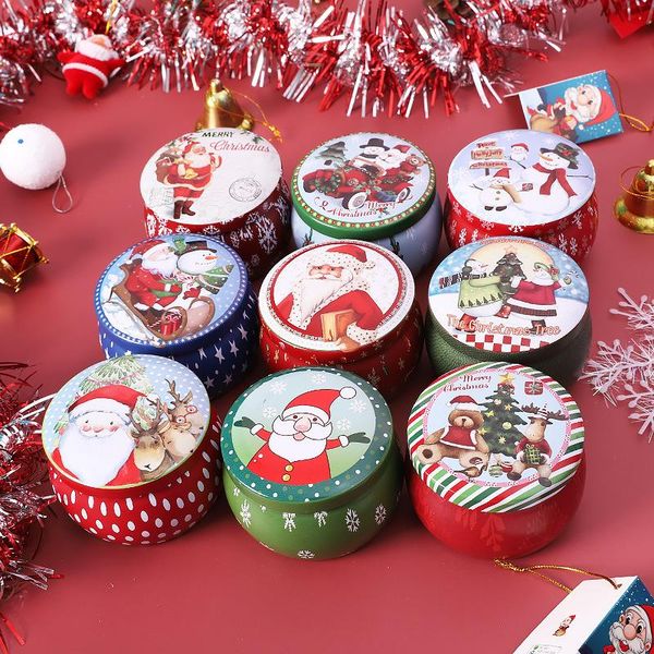 gift wrap 1pcs christmas tinplate box mini round candle candy packaging household day
gift wrap 1pcs christmas tinplate box mini round candle candy packaging household day