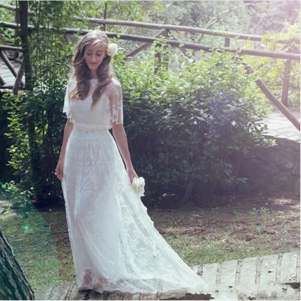 bohemian 2021 new beach lace es elegant plus size floor length boho wedding bridal gown vestidos de noiva apu7, White
bohemian 2021 new beach lace es elegant plus size floor length boho wedding bridal gown vestidos de noiva apu7, White