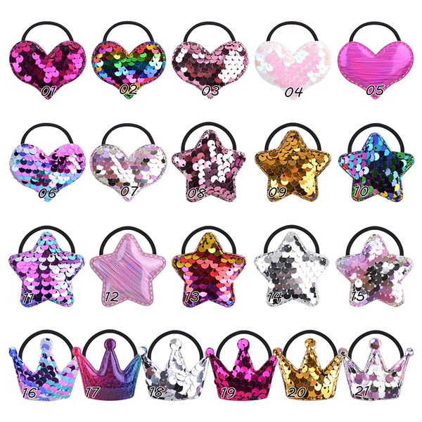 2pcs/lot rainbow sequin star hair rope colorful headband baby elastic scrunchie girls ponytail holder boutique hair accessories, Slivery;white
2pcs/lot rainbow sequin star hair rope colorful headband baby elastic scrunchie girls ponytail holder boutique hair accessories, Slivery;white