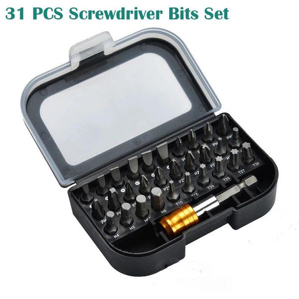 hand tools 31 pcs electric screwdriver bits sets with magnetic extension bit holder carbon steel metric multifunctional screw
hand tools 31 pcs electric screwdriver bits sets with magnetic extension bit holder carbon steel metric multifunctional screw