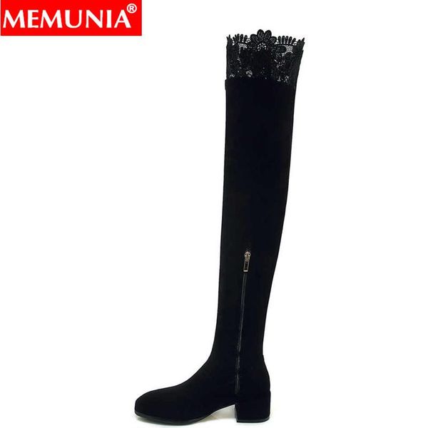 boots memunia big size 34-48 women square heel zipper lace knee high black female prom party shoes
boots memunia big size 34-48 women square heel zipper lace knee high black female prom party shoes
