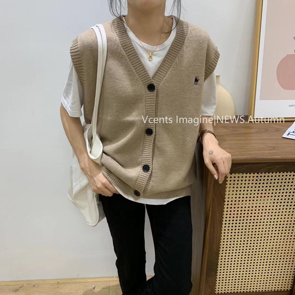 embroidered solid color loose v-neck knitted women's simple korean sweater small cardigan vt 21 autumn winter h507, Black;white
embroidered solid color loose v-neck knitted women's simple korean sweater small cardigan vt 21 autumn winter h507, Black;white