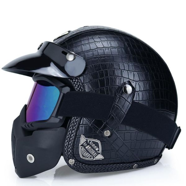 motorcycle helmets chopper biker pilot vintage pu leather 3/4 bike helmet open face retro casco
motorcycle helmets chopper biker pilot vintage pu leather 3/4 bike helmet open face retro casco