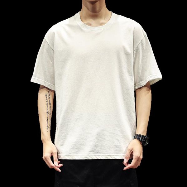 men's t-shirts solid color t shirt fashion 100% cotton summer short sleeve tee boy skate camiseta hombre m-4xl, White;black
men's t-shirts solid color t shirt fashion 100% cotton summer short sleeve tee boy skate camiseta hombre m-4xl, White;black