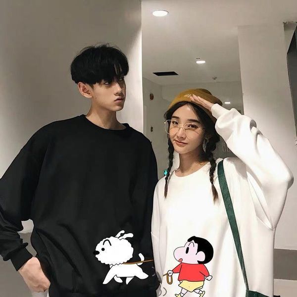 harajuku japanese sweatshirt women cartoon couple clothes autumn crayon shin chan hoodies pullover loose jumper hoodie females, Black
harajuku japanese sweatshirt women cartoon couple clothes autumn crayon shin chan hoodies pullover loose jumper hoodie females, Black