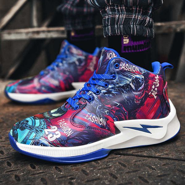 large basketball sho in winter couple wear-ristant and anti-skid high sports fashion graffiti mandarin duck running
large basketball sho in winter couple wear-ristant and anti-skid high sports fashion graffiti mandarin duck running