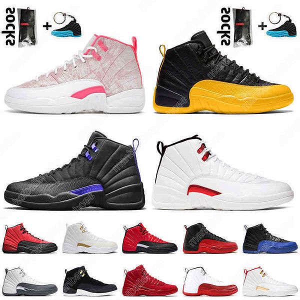 with socks with box 12s women mens basketball shoes 12 university gold arctic punch pink dark concord white trainers
with socks with box 12s women mens basketball shoes 12 university gold arctic punch pink dark concord white trainers