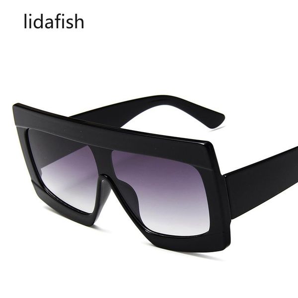 sunglasses lidafish retro oversized women siamese lens black leopard fashion men blocking glare uv400, White;black
sunglasses lidafish retro oversized women siamese lens black leopard fashion men blocking glare uv400, White;black