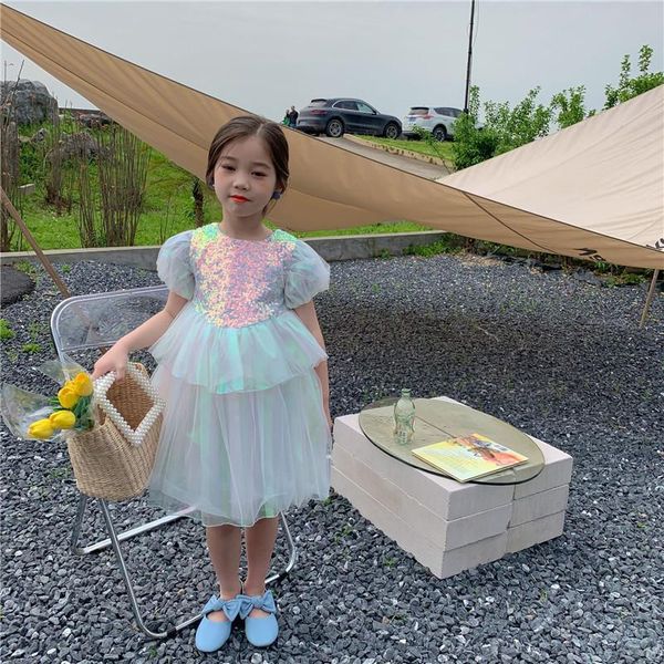 girl's dresses summer princess mesh for girls fashion bling puff sleeve knee length ball gowns children birthday wedding party, Red;yellow
girl's dresses summer princess mesh for girls fashion bling puff sleeve knee length ball gowns children birthday wedding party, Red;yellow