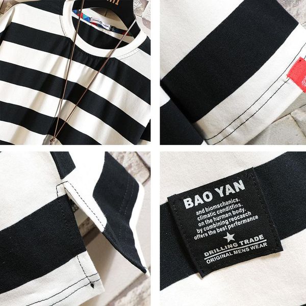 men's t-shirts black fashion t shirt mens cotton tshirt striped for men tee summer japanese casual streetwear fitness tees oversized, White;black
men's t-shirts black fashion t shirt mens cotton tshirt striped for men tee summer japanese casual streetwear fitness tees oversized, White;black