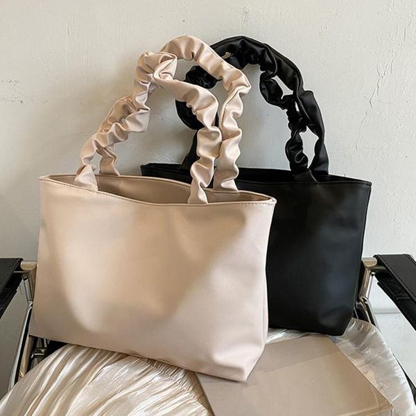 evening bags pu leather pleated bag for women fashion simple style shoulder shopper casual ladies solid color large capacity tote handbag
evening bags pu leather pleated bag for women fashion simple style shoulder shopper casual ladies solid color large capacity tote handbag