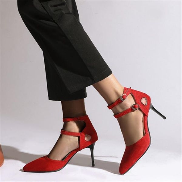 dress shoes pxelena 2021 summer stiletto thin high heels sandals women flock pointed toe ankle strap party office female 43, Black
dress shoes pxelena 2021 summer stiletto thin high heels sandals women flock pointed toe ankle strap party office female 43, Black