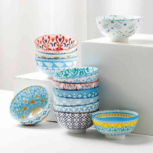 guest rice european style 5-inch bowl ceramic tableware household soup atherosclerotic breakfast hand-painted bowl microwave
guest rice european style 5-inch bowl ceramic tableware household soup atherosclerotic breakfast hand-painted bowl microwave