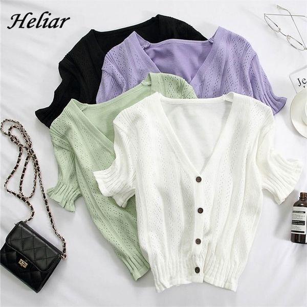heliar t-shirts women v-neck button up tees short sleeve casual t-shirts knitted cadigans crop for women 2021 summer tee 210309, White
heliar t-shirts women v-neck button up tees short sleeve casual t-shirts knitted cadigans crop for women 2021 summer tee 210309, White