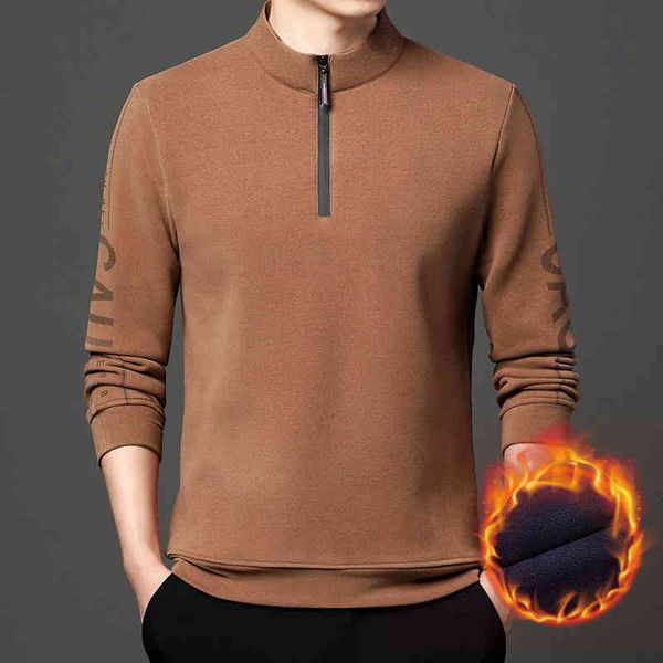 winter new men's sweater slim fit stand collar zipper double-sided plush thickened pullover bottomed shirt warm et men, Black
winter new men's sweater slim fit stand collar zipper double-sided plush thickened pullover bottomed shirt warm et men, Black