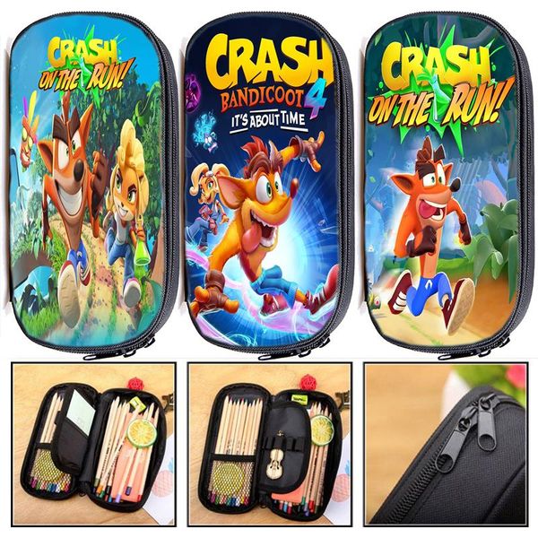 multifunction crash bandicoot on the run pencil case kids pen bag student stationery storage bag boy pencil box girl makeup
multifunction crash bandicoot on the run pencil case kids pen bag student stationery storage bag boy pencil box girl makeup