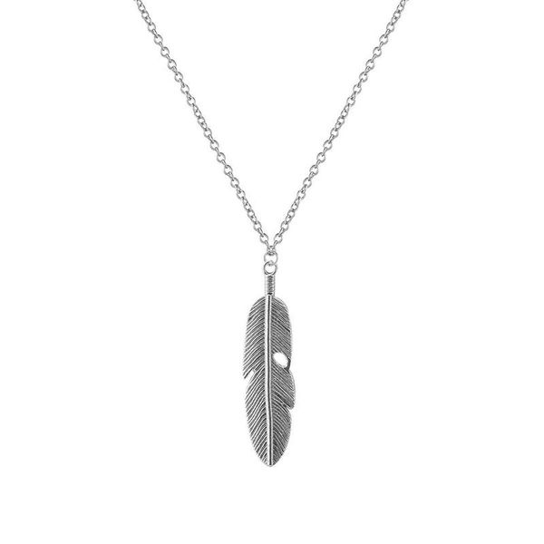 pendant necklaces jewelry simple fashion bohemian style retro clavicle chain feather tassel shape necklace, Silver
pendant necklaces jewelry simple fashion bohemian style retro clavicle chain feather tassel shape necklace, Silver