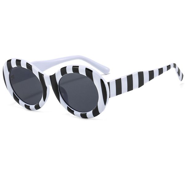 luxury sunglasses fashion vintage oval sun glasses women men zebra pattern popular lady travel shades uv400, White;black
luxury sunglasses fashion vintage oval sun glasses women men zebra pattern popular lady travel shades uv400, White;black