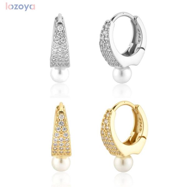 hoop & huggie lozoya 925 sterling silver wedding fashion 8mm huggies pearl luxury hoops crystal women jewels zircon pave, Golden;silver
hoop & huggie lozoya 925 sterling silver wedding fashion 8mm huggies pearl luxury hoops crystal women jewels zircon pave, Golden;silver