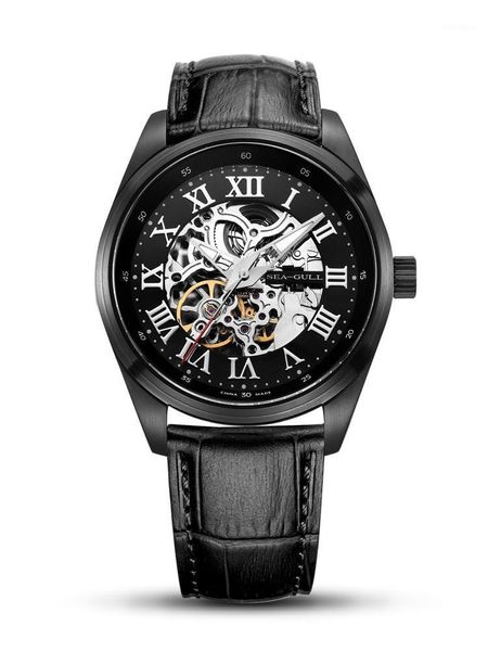 fashion watch men's automatic mechanical ion plating high cold black steel hollow edge series iterative d819.611hk wristwatches, Slivery;brown
fashion watch men's automatic mechanical ion plating high cold black steel hollow edge series iterative d819.611hk wristwatches, Slivery;brown