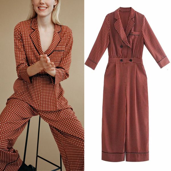 Autumn 2021 New Printed Women Lapel Collar Long Sleeve Wide Leg Jumpsuit Fashion Vintage Casual Ladies Jumpsuits Tbyu 8V8G, Black;white
Autumn 2021 New Printed Women Lapel Collar Long Sleeve Wide Leg Jumpsuit Fashion Vintage Casual Ladies Jumpsuits Tbyu 8V8G, Black;white