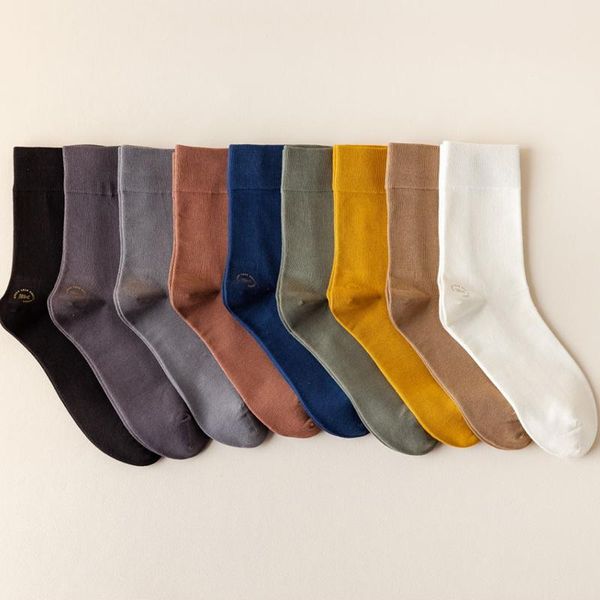 men's socks 5 pair business men solid color combed cotton middle tube japanese white black male sokken pack gift for man
men's socks 5 pair business men solid color combed cotton middle tube japanese white black male sokken pack gift for man