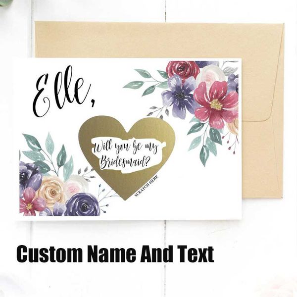 greeting cards custom any text scratch off bridesmaid cards, proposal, will you be my maid of honor proposal card
greeting cards custom any text scratch off bridesmaid cards, proposal, will you be my maid of honor proposal card