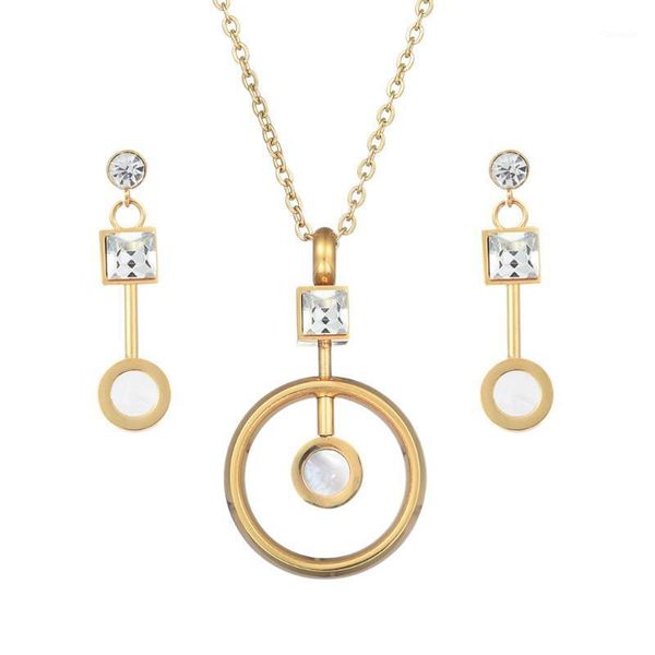 earrings & necklace 2021 jewelry set for women silver gold color round design dangle party
earrings & necklace 2021 jewelry set for women silver gold color round design dangle party