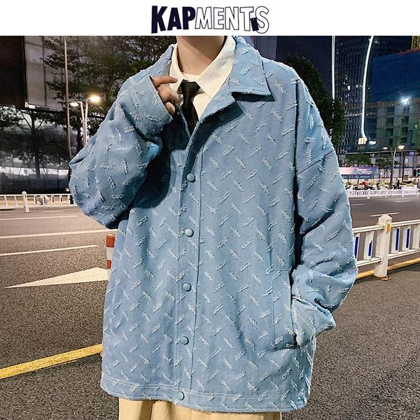 kapments men japanese streetwear ripped jackets and coats 2021 mens autumn korean fashions windbreaker male casual blue jacket, Black;brown
kapments men japanese streetwear ripped jackets and coats 2021 mens autumn korean fashions windbreaker male casual blue jacket, Black;brown