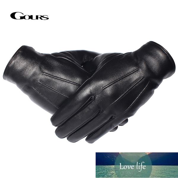 gours winter gloves men genuine leather gloves touch screen black real sheepskin wool lining warm driving gloves new gsm050 factory price ex, Blue;gray
gours winter gloves men genuine leather gloves touch screen black real sheepskin wool lining warm driving gloves new gsm050 factory price ex, Blue;gray