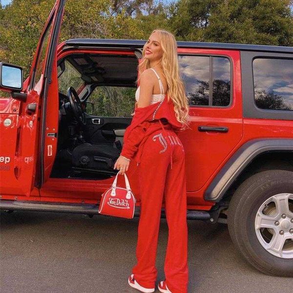 juicy brands women's tracksuits two piece pants velvet tracksuit women coutoure sweatsuits for track suit couture fall winter juciy cot, White
juicy brands women's tracksuits two piece pants velvet tracksuit women coutoure sweatsuits for track suit couture fall winter juciy cot, White