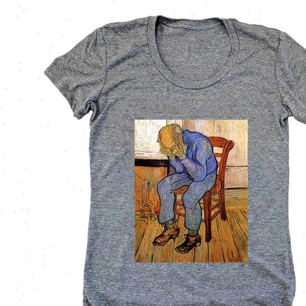 beautiful comfortable t shirt fashion new t shirt women funny style van gogh tilts its head graphic paintings t shirt, White
beautiful comfortable t shirt fashion new t shirt women funny style van gogh tilts its head graphic paintings t shirt, White