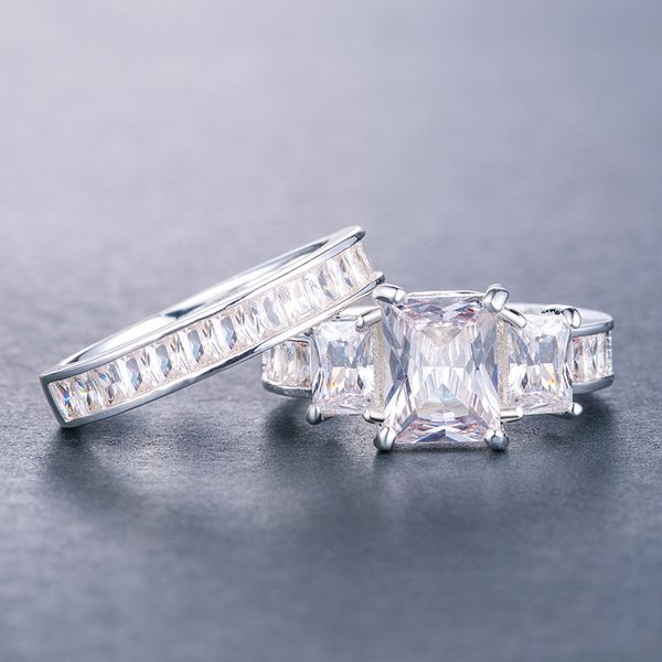 mens and womens ring simple women's with silver plated copper zircon pair, Golden;silver
mens and womens ring simple women's with silver plated copper zircon pair, Golden;silver