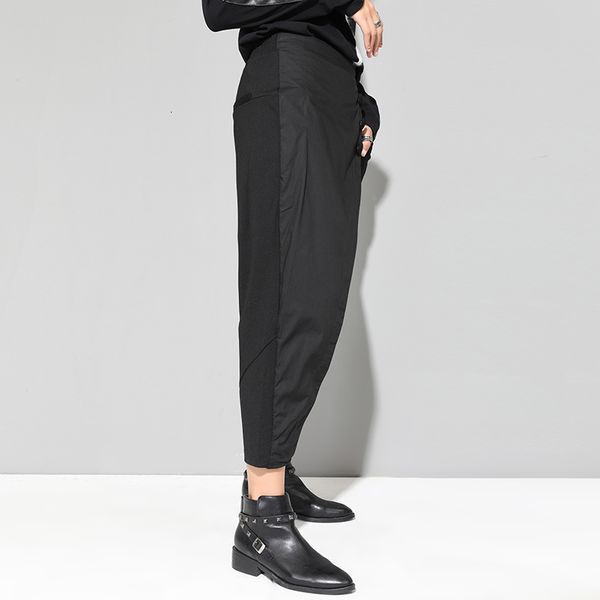 2021 new harajuku streetwear harem black ankle trousers patchwork pants femme autumn women fashion 3g1o, Black;white
2021 new harajuku streetwear harem black ankle trousers patchwork pants femme autumn women fashion 3g1o, Black;white