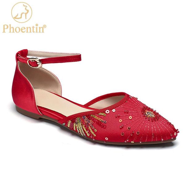 sandals phoentin 2021 flat heel wedding shoes bride ankle strap mesh summer bling crystal footwear female red plus size 43 ft1409, Black
sandals phoentin 2021 flat heel wedding shoes bride ankle strap mesh summer bling crystal footwear female red plus size 43 ft1409, Black