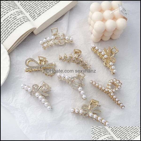 clamps hair jewelry korea metal pearl diamond moon star scissor wave clips women geometric alloy cross scrunchies gold hairpins aessories dr, Slivery;golden 
clamps hair jewelry korea metal pearl diamond moon star scissor wave clips women geometric alloy cross scrunchies gold hairpins aessories dr, Slivery;golden