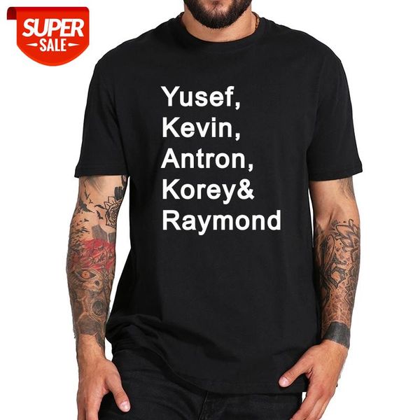 central park five t shirt when they see us yusef kevin antron korey raymond tshirt eu size 100% cotton crewneck soft basic #4d9i, White;black
central park five t shirt when they see us yusef kevin antron korey raymond tshirt eu size 100% cotton crewneck soft basic #4d9i, White;black
