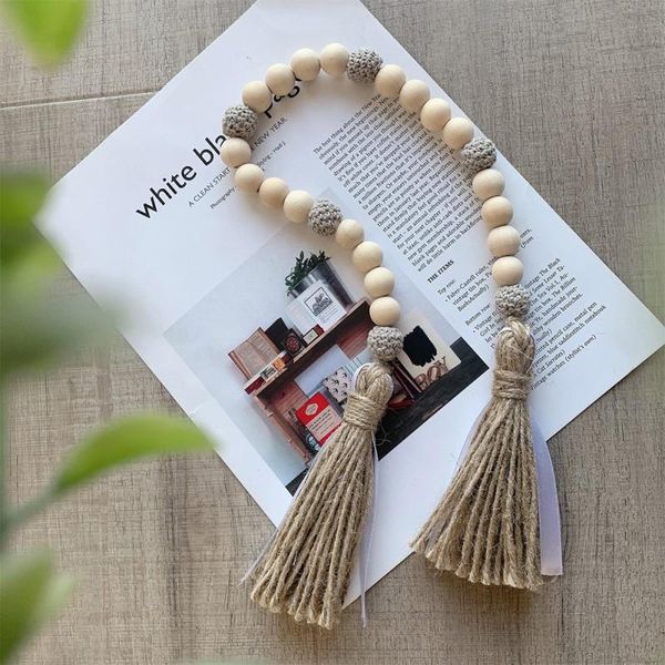 wood bead garland ornament boho knitting wool ball tassel wood bead decoration home farmhouse rustic country wall hanging decor
wood bead garland ornament boho knitting wool ball tassel wood bead decoration home farmhouse rustic country wall hanging decor