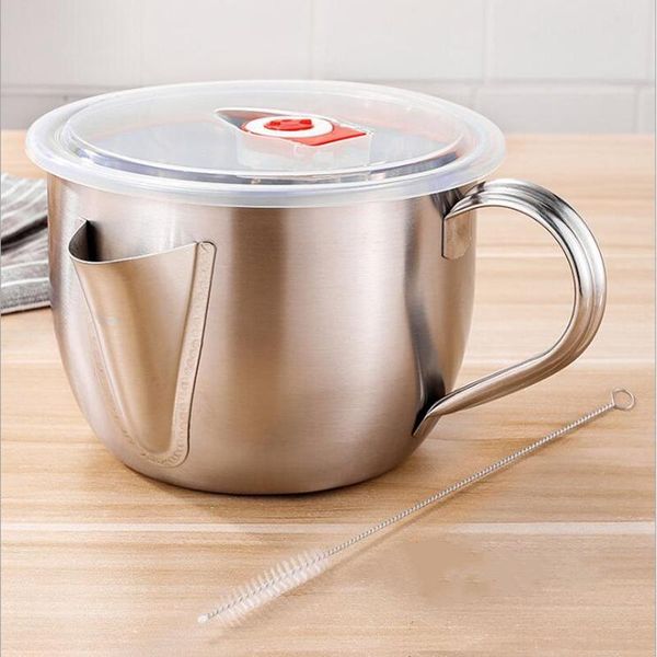 dinnerware sets ctree health lose weight grease separating bowl 1000ml stainless steel double mouth practical oil soup strainer lid cns54
dinnerware sets ctree health lose weight grease separating bowl 1000ml stainless steel double mouth practical oil soup strainer lid cns54
