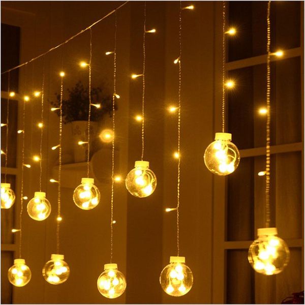 3m 138led wish ball curtain string fairy light indoor outdoor christmas garland for party wedding garden holiday decoration
3m 138led wish ball curtain string fairy light indoor outdoor christmas garland for party wedding garden holiday decoration