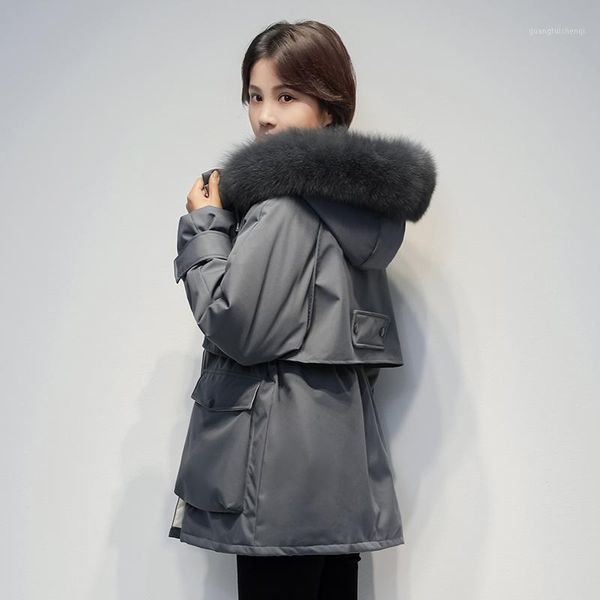 women's down & parkas make heavy hair collar han edition loose tooling jacket female bf thickening sent to overcome the white duck jack, Black
women's down & parkas make heavy hair collar han edition loose tooling jacket female bf thickening sent to overcome the white duck jack, Black