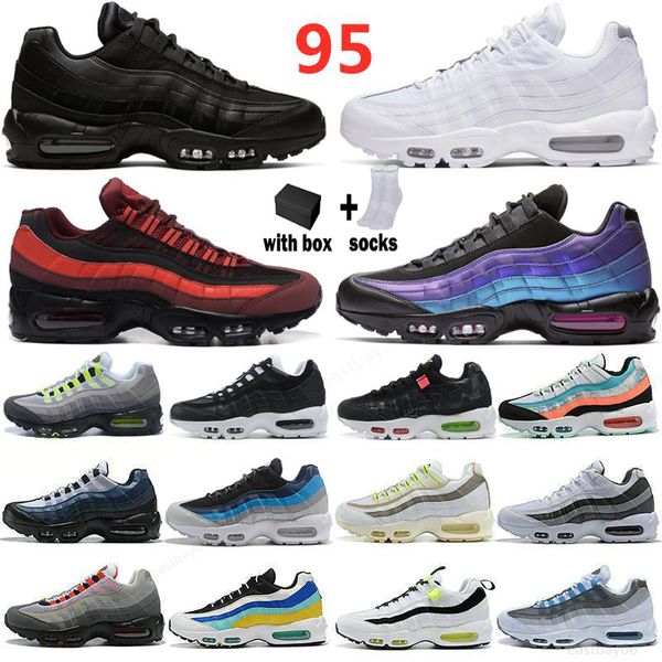 selling 95 running shoes triple black white laser fuchsia red orbit bred aqua neon 95s men and women trainers sports sneakers
selling 95 running shoes triple black white laser fuchsia red orbit bred aqua neon 95s men and women trainers sports sneakers