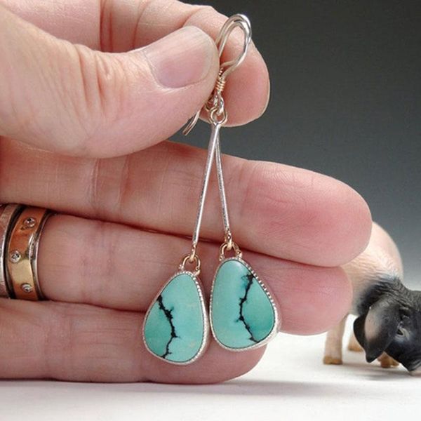 boho ethnic water drop resin stone earrings tribal jewelry long rod brindle drop dangle earrings for women 2021 new, Silver
boho ethnic water drop resin stone earrings tribal jewelry long rod brindle drop dangle earrings for women 2021 new, Silver