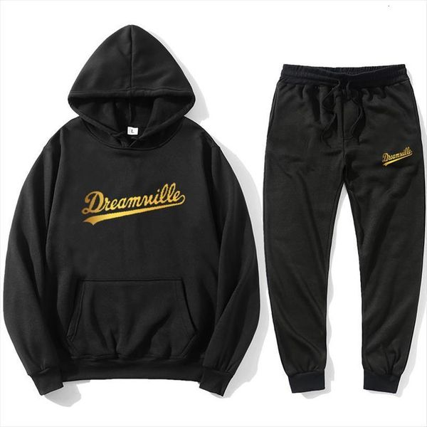 hoodie suit hip hop dreamville mens tracksuit j cole hooded prey letter hood jogging pants winter fleece dos, Gray
hoodie suit hip hop dreamville mens tracksuit j cole hooded prey letter hood jogging pants winter fleece dos, Gray