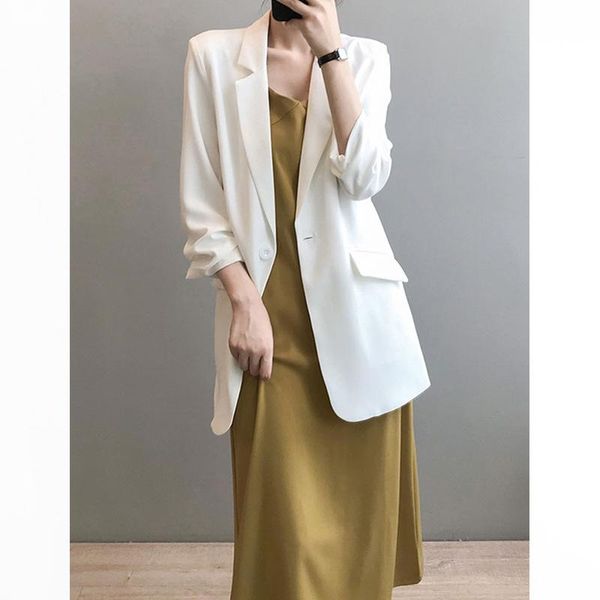 women's suits & blazers xl-5xl large chiffon small coat thin fat sister mm autumn hanging loose white suit 80133, White;black
women's suits & blazers xl-5xl large chiffon small coat thin fat sister mm autumn hanging loose white suit 80133, White;black