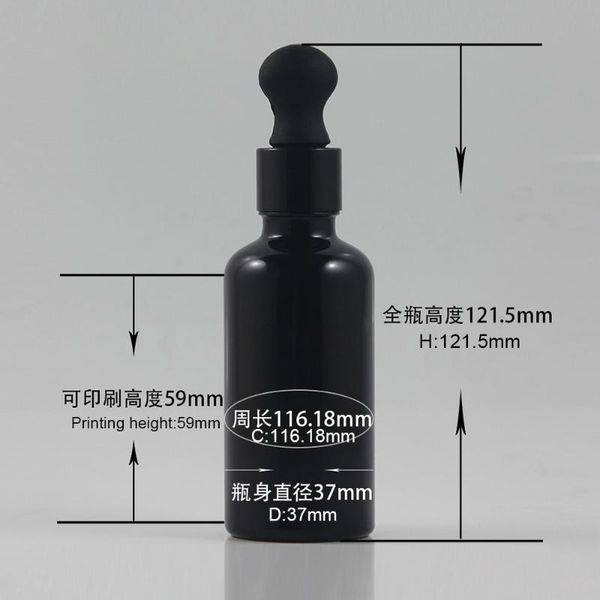 storage bottles & jars large size high grade style black color hair oil bottle dropper 50ml
storage bottles & jars large size high grade style black color hair oil bottle dropper 50ml
