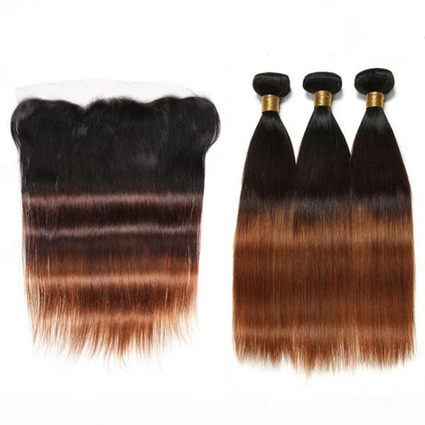 virgin peruvian 3tone ombre human hair bundles deals with frontal straight #1b 4 30 auburn ombre weaves with 13x4 lace frontal closure, Black;brown
virgin peruvian 3tone ombre human hair bundles deals with frontal straight #1b 4 30 auburn ombre weaves with 13x4 lace frontal closure, Black;brown