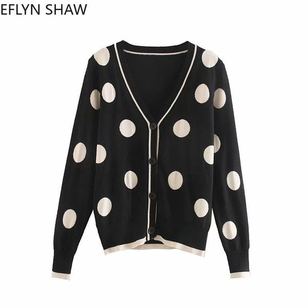 women's knits & tees retro women cardigan vintage classic polka dot black white contrast color v neck sweater spring korean fashion kni
women's knits & tees retro women cardigan vintage classic polka dot black white contrast color v neck sweater spring korean fashion kni